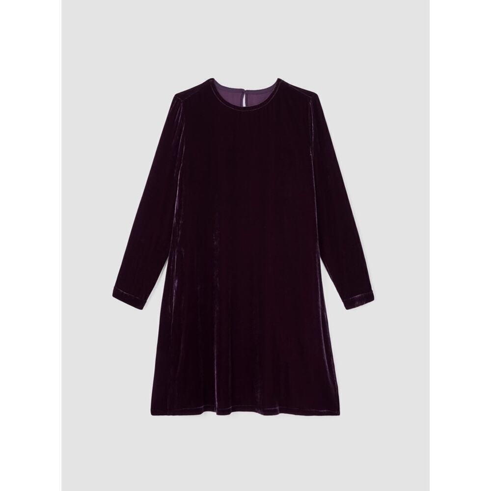 Eileen Fisher Velvet Crew Neck Dress XXS/TTP
